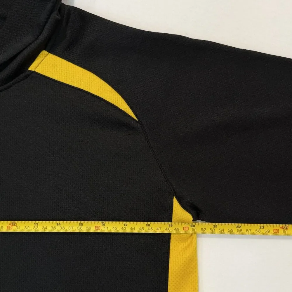 Vintage 90s Nike Pittsburgh Pirates Baseball Youth XL Hoodie Black Gold Pullover